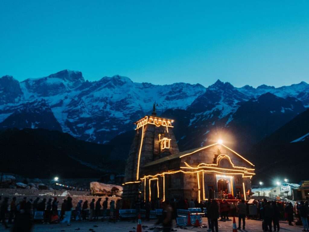 Kedarnath Night view photo