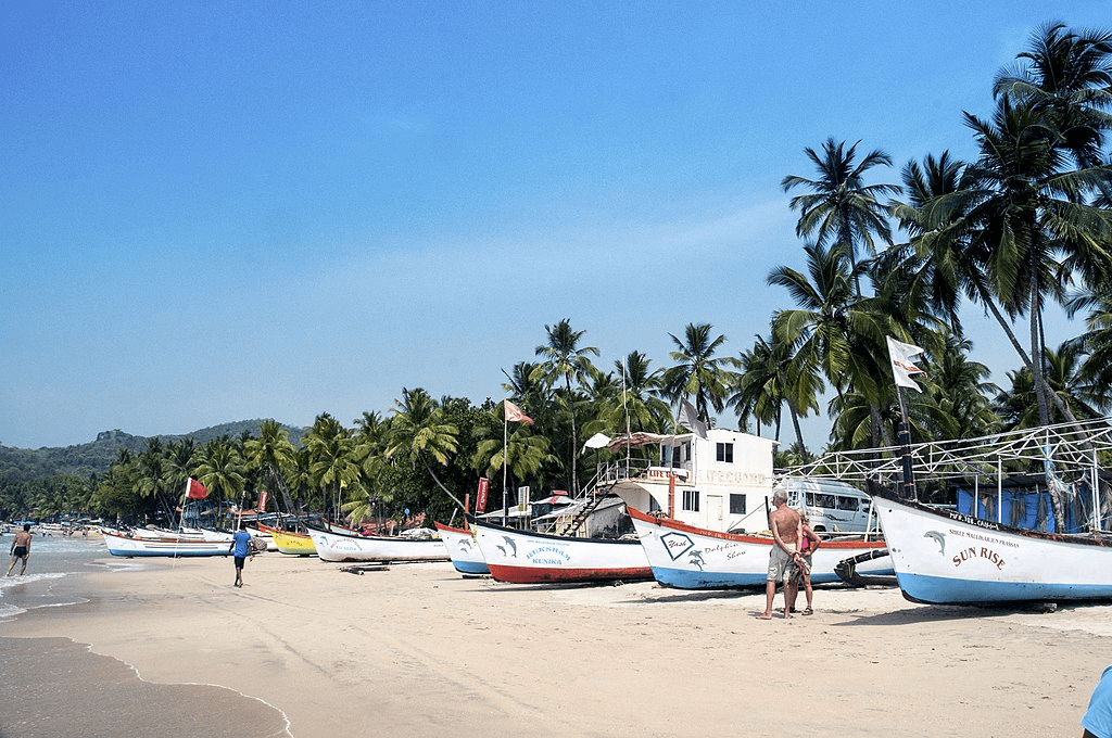 Water sports activities and paragliding at Palolem Beach Goa