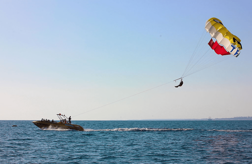 Paragliding at Cabo De Rama Beach Goa