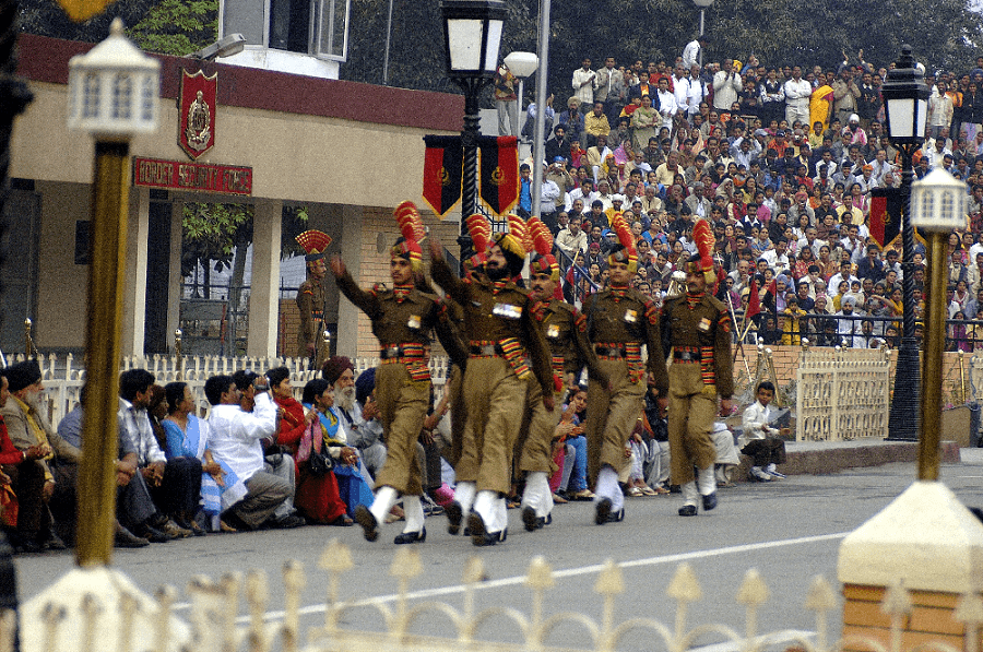 Wagah border parade