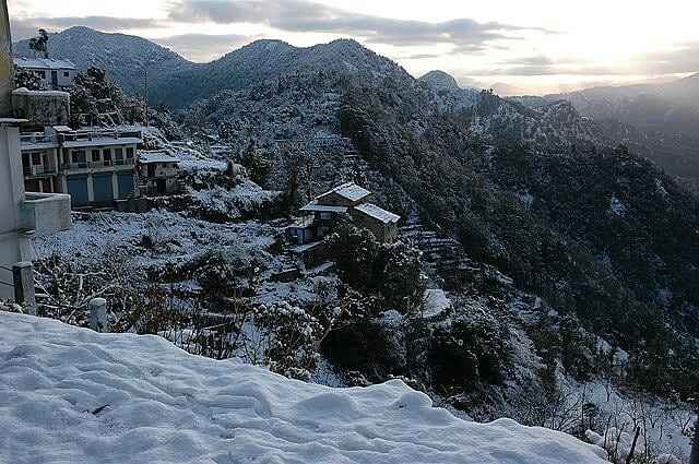 Snow fall in Shimla 