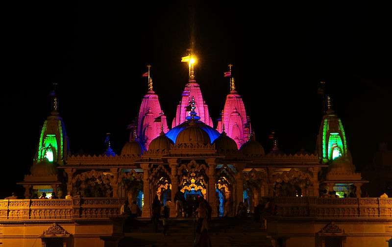 Akshardham Temple Jaipur Night View