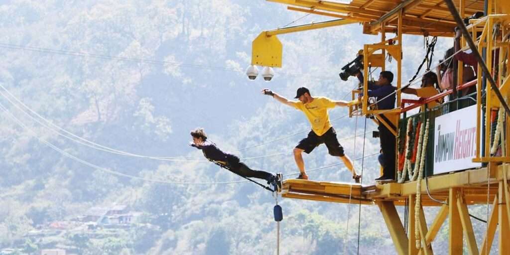 Giant Swing in Rishikesh